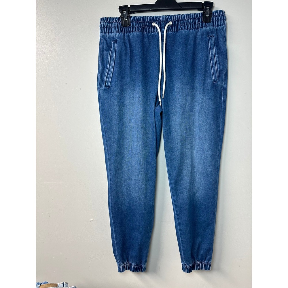 Gap | Womens Denim Medium Wash Drawstring Joggers | Size S